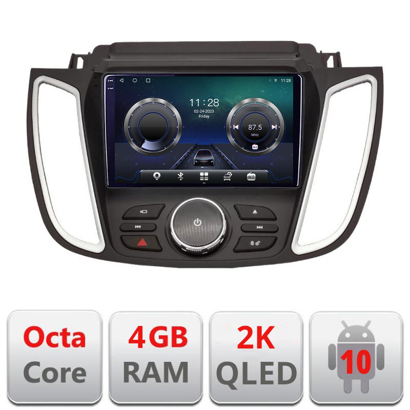 26524.jpg Navigatie dedicata Ford Kuga 2015-2020 SYNC2 si SYNC3 Android Octa Core Ecran 2K QLED GPS 4G 4+32GB 360 KIT-kuga+EDT-E409-2K - imagine 1
