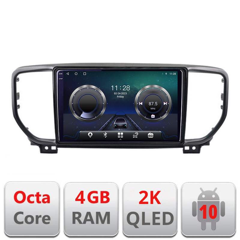 26612.jpg Navigatie dedicata Kia Sportage facelift 2019 - C-SPORTAGE-19 Android Octa Core Ecran 2K QLED GPS 4G 4+32GB 360 KIT-sportage-19+EDT-E409-2K - imagine 1