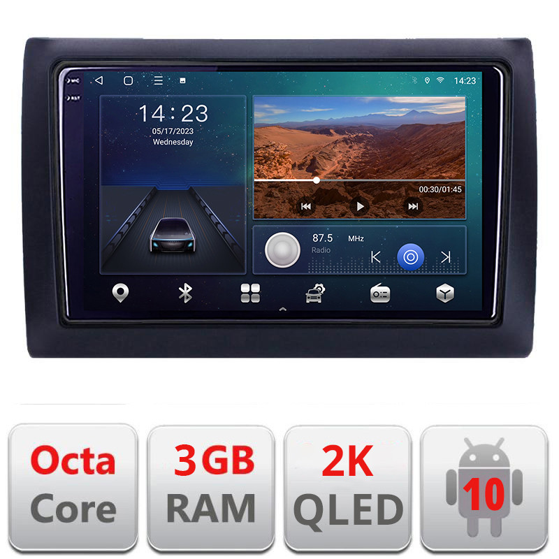 26622.jpg Navigatie dedicata Fiat Stilo B-STILO Android Ecran 2K QLED octa core 3+32 carplay android auto KIT-stilo+EDT-E309V3-2K - imagine 1