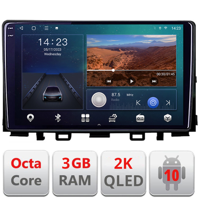 26626.jpg Navigatie dedicata Kia Stonic 2016-2020 Android Ecran 2K QLED octa core 3+32 carplay android auto KIT-stonic+EDT-E309V3-2K - imagine 1