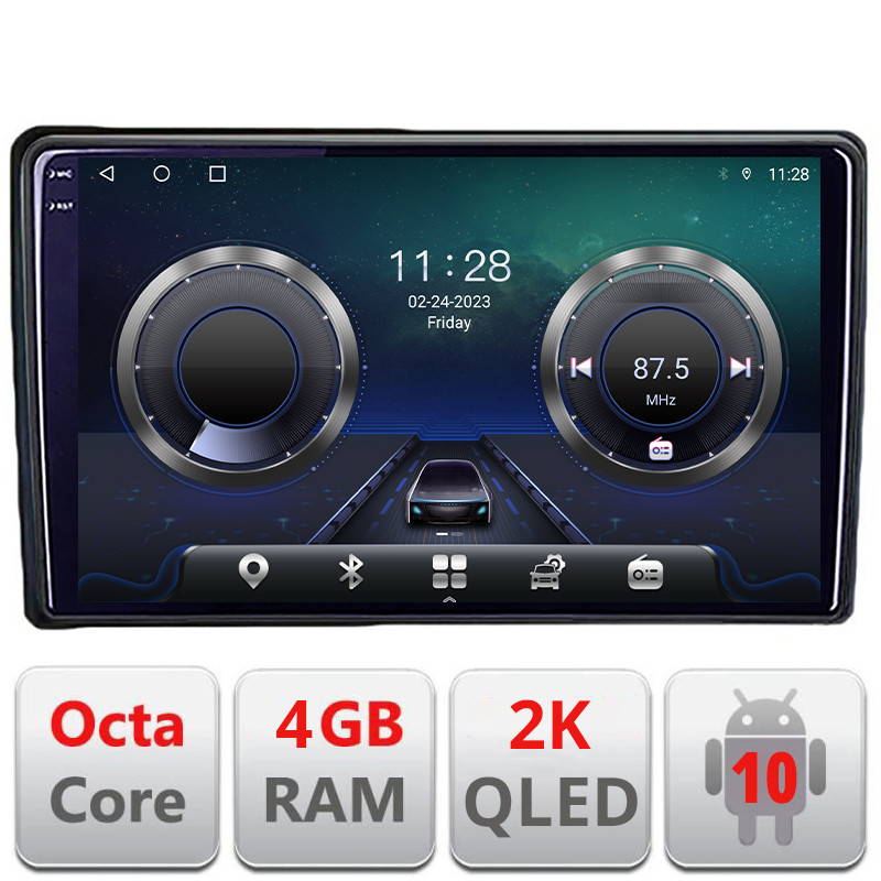 26672.jpg Navigatie dedicata Ford Transit Focus Kuga C-transit Android Octa Core Ecran 2K QLED GPS 4G 4+32GB 360 kit-transit+EDT-E409-2K - imagine 1