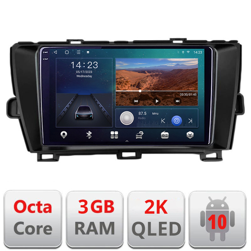 26700.jpg Navigatie dedicata Toyota Prius 2009-2014 B-TY39 Android Ecran 2K QLED octa core 3+32 carplay android auto KIT-TY39+EDT-E309V3-2K - imagine 1