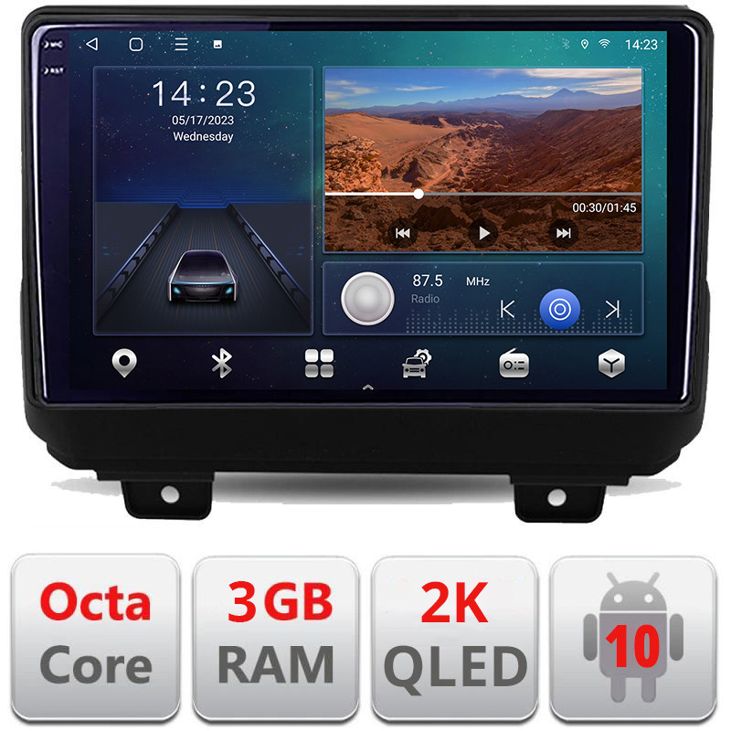 26756.jpg Navigatie dedicata Jeep Wrangler 2018- B-WRANGLER Android Ecran 2K QLED octa core 3+32 carplay android auto KIT-WRANGLER+EDT-E309V3-2K - imagine 1
