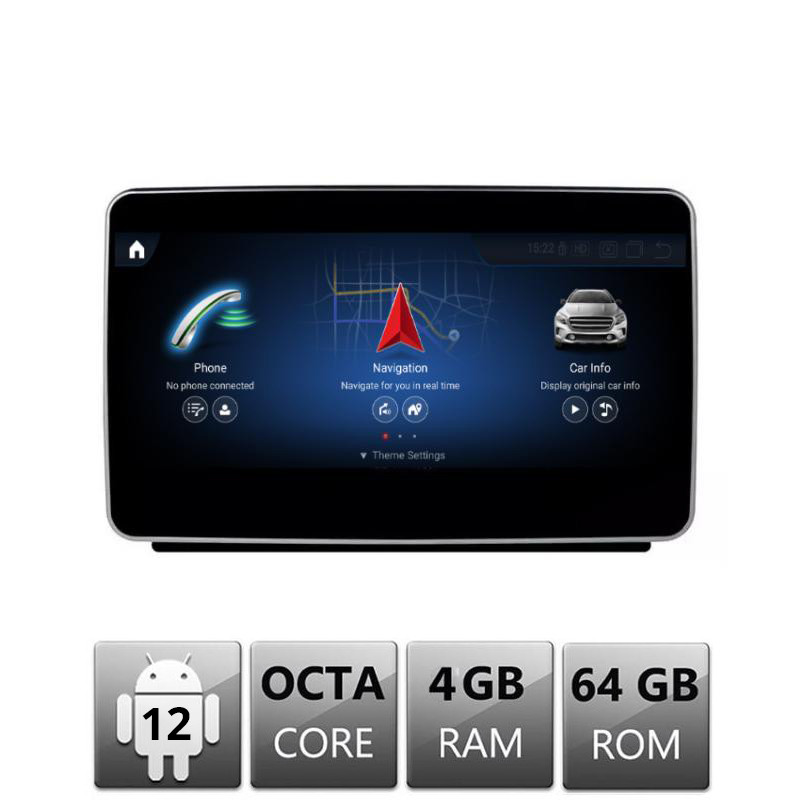26830.jpg Navigatie dedicata Mercedes SLK 2012-2014 NTG4.5 ecran de 9" Android gps 4G 4+64 1920x720 - imagine 1
