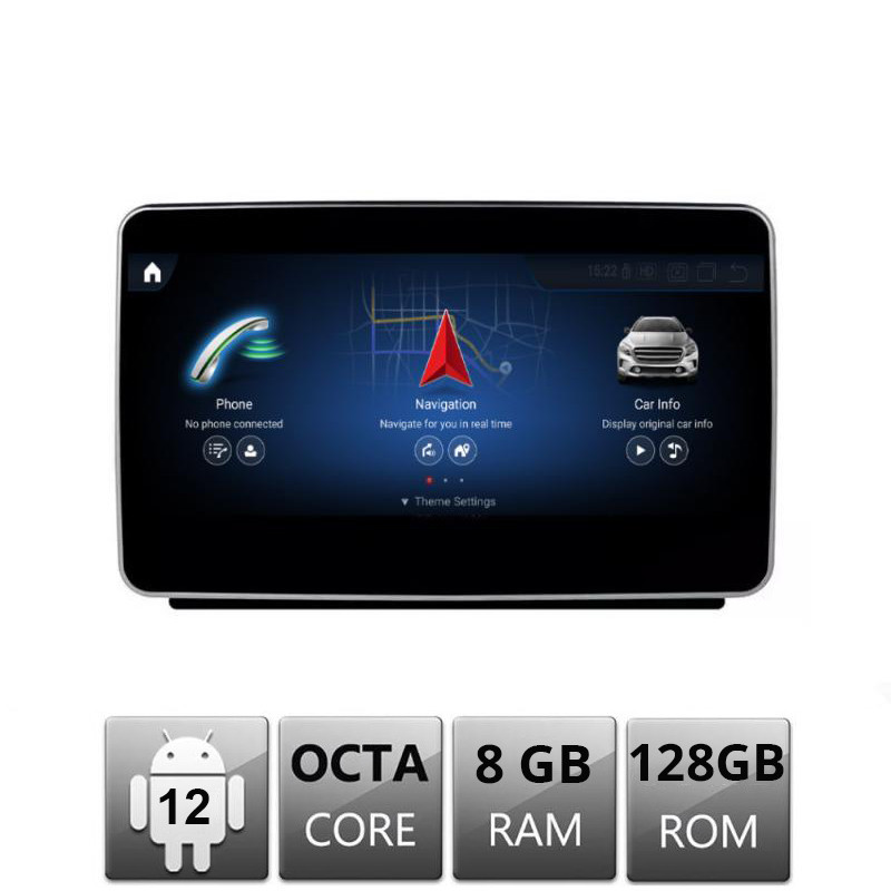 26832.jpg Navigatie dedicata Mercedes SLK 2012-2014 NTG4.5 ecran de 9" Android gps 4G 8+128 1920x720 - imagine 1