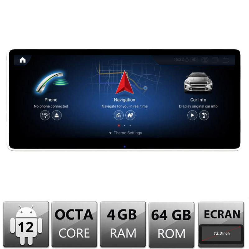 26840.jpg Navigatie dedicata Mercedes B W246 NTG4.5 ecran de 12.3" Android gps 4G 4+64 1920x720 - imagine 1