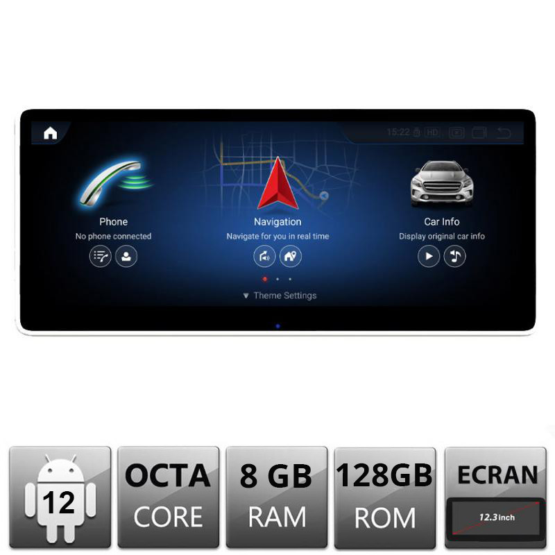 26842.jpg Navigatie dedicata Mercedes B W246 NTG4.5 ecran de 12.3" Android gps 4G 8+128 1920x720 - imagine 1