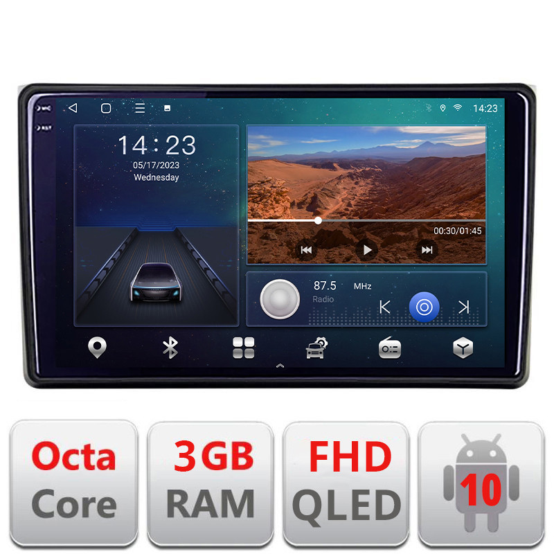 26982.jpg Navigatie dedicata Audi A4 B6 Quad Core B-050 Android Ecran QLED octa core 3+32 carplay android auto KIT-050+EDT-E309V3 - imagine 1