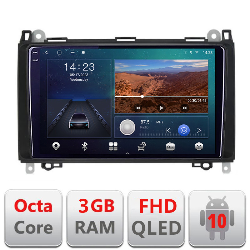 26996.jpg Navigatie dedicata Mercedes VW B-068 Android Ecran QLED octa core 3+32 carplay android auto KIT-068+EDT-E309V3 - imagine 1
