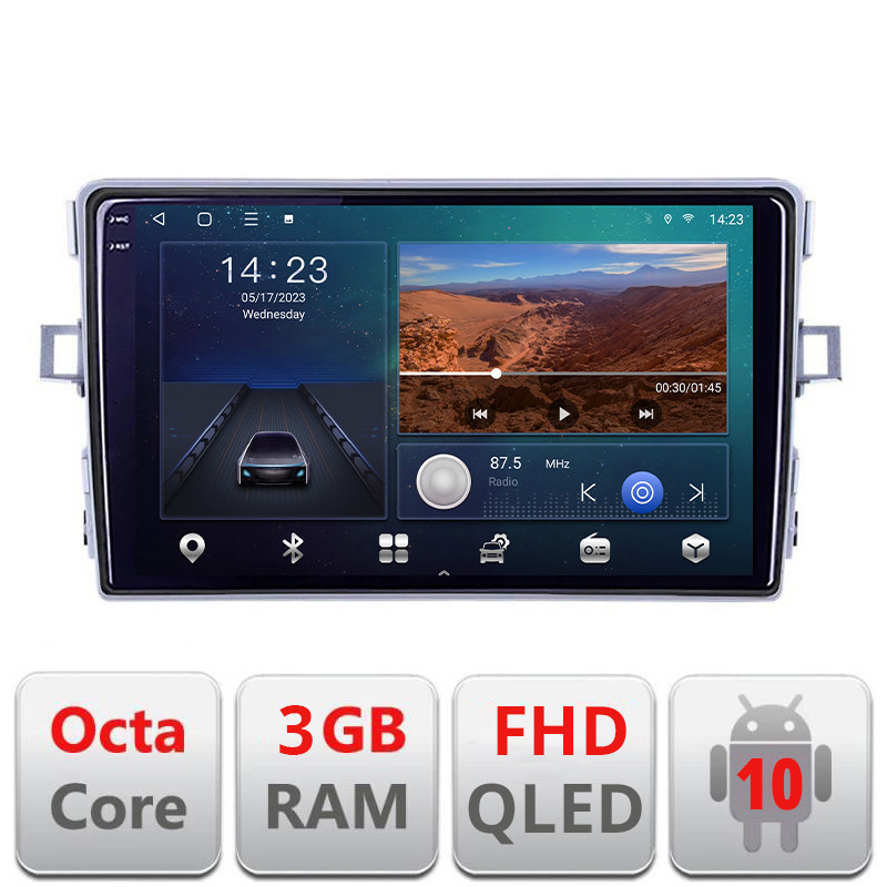 27060.jpg Navigatie dedicata Toyota Verso 2010-2016 B-133 Android Ecran QLED octa core 3+32 carplay android auto KIT-133+EDT-E309V3 - imagine 1