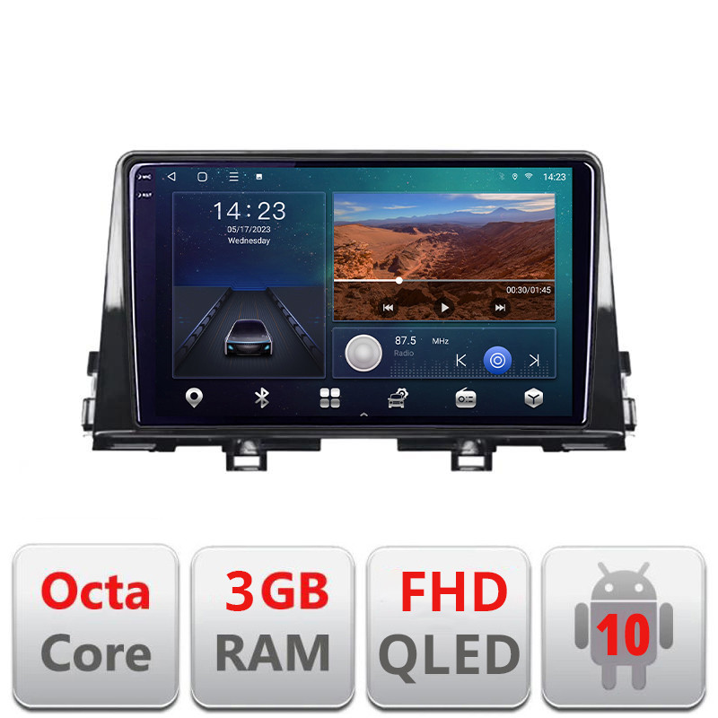 27116.jpg Navigatie dedicata Kia Picanto 2016- B-2217 Android Ecran QLED octa core 3+32 carplay android auto KIT-2217+EDT-E309V3 - imagine 1