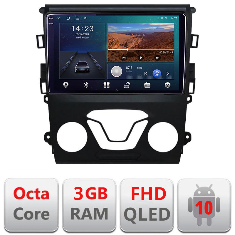 27180.jpg Navigatie dedicata Ford Mondeo 2013-2020 B-377 Android Ecran QLED octa core 3+32 carplay android auto KIT-377+EDT-E309V3 - imagine 1