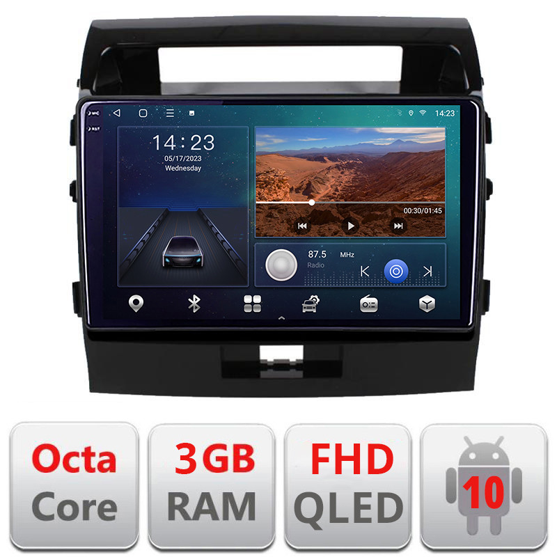 27184.jpg Navigatie dedicata Toyota LandCruiser 2008-2015 B-381 Android Ecran QLED octa core 3+32 carplay android auto KIT-381+EDT-E310V3 - imagine 1