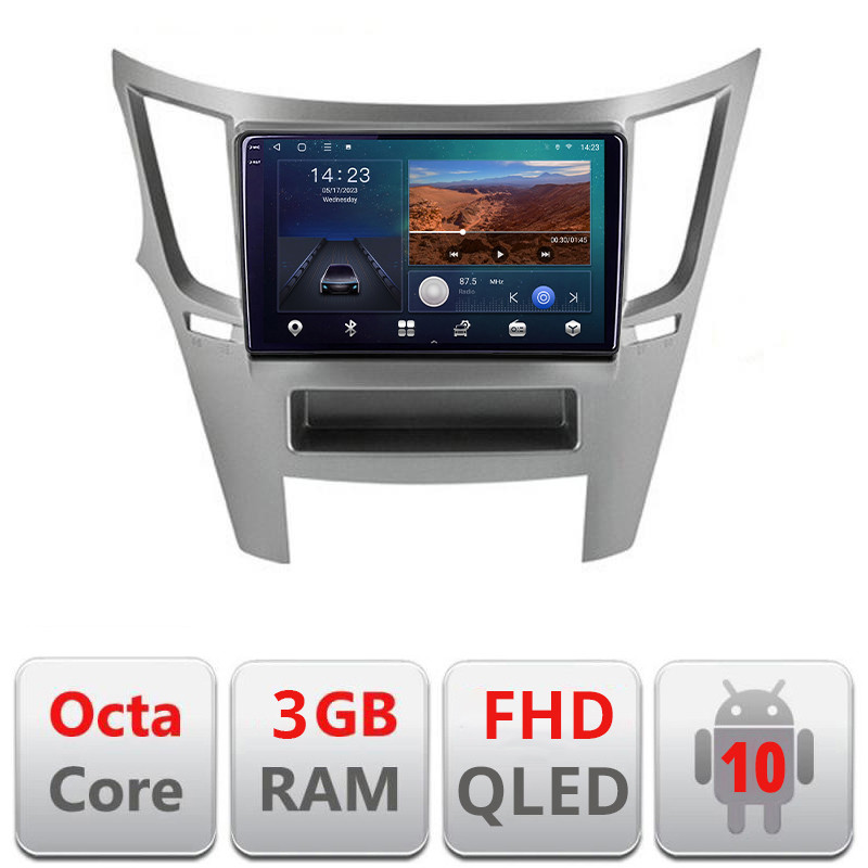 27200.jpg Navigatie dedicata Subru Legacy 2010-2015 B-458 Android Ecran QLED octa core 3+32 carplay android auto KIT-458+EDT-E309V3 - imagine 1