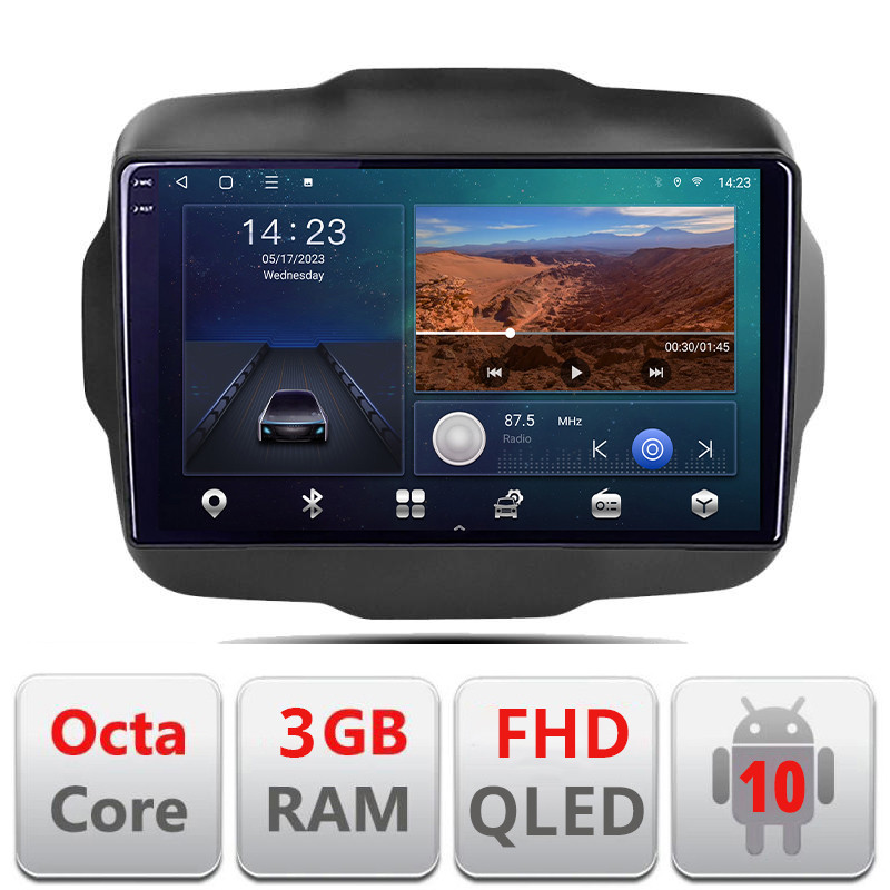 27220.jpg Navigatie dedicata Jeep Renegade 2015-2020 B-500 Android Ecran QLED octa core 3+32 carplay android auto KIT-500+EDT-E309V3 - imagine 1
