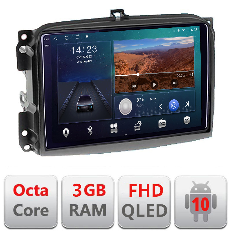 27224.jpg Navigatie dedicata Fiat 500L 2012-2017 B-500L Android Ecran QLED octa core 3+32 carplay android auto KIT-500L+EDT-E310V3 - imagine 1