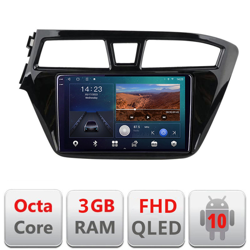 27230.jpg Navigatie dedicata Hyundai i20 2015-2018 B-517 Android Ecran QLED octa core 3+32 carplay android auto KIT-517+EDT-E309V3 - imagine 1