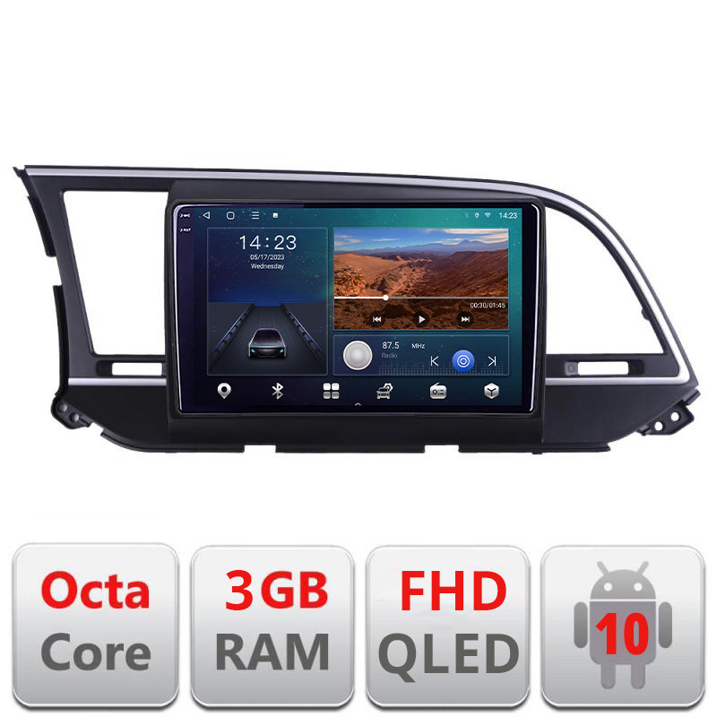27246.jpg Navigatie dedicata Hyundai Elantra 2015-2018 B-581 Android Ecran QLED octa core 3+32 carplay android auto KIT-581+EDT-E309V3 - imagine 1