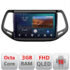 Navigatie dedicata Jeep Compass 2017 B-739  Android Ecran QLED octa core 3+32 carplay android auto KIT-732+EDT-E310V3