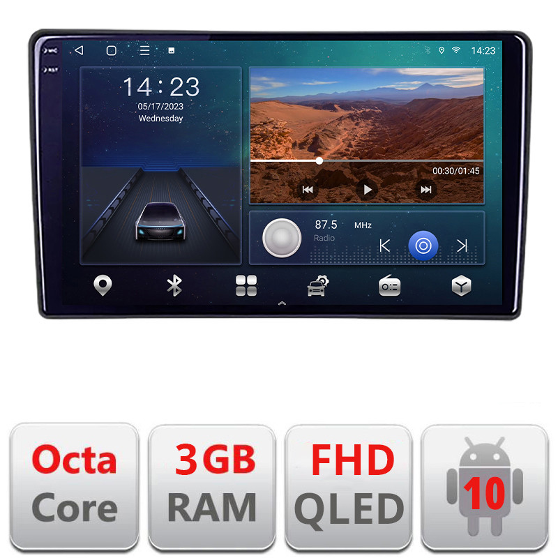 27305.jpg Navigatie dedicata Citroen Berlingo 2008-2018 B-berlingo Android Ecran QLED octa core 3+32 carplay android auto kit-berlingo+EDT-E309V3 - imagine 1