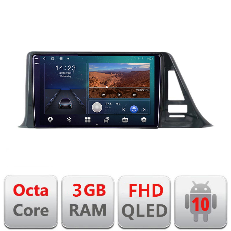 27339.jpg Navigatie dedicata Toyota CH-R low B-CH-R-A Android Ecran QLED octa core 3+32 carplay android auto KIT-CH-R-A+EDT-E309V3 - imagine 1