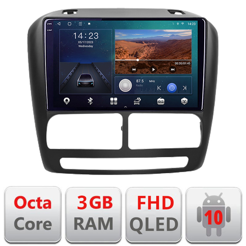 27379.jpg Navigatie dedicata Fiat Doblo 2010-2017 si Opel Combo 2010-2017 Android Ecran QLED octa core 3+32 carplay android auto KIT-DOBLO10+EDT-E309V3 - imagine 1
