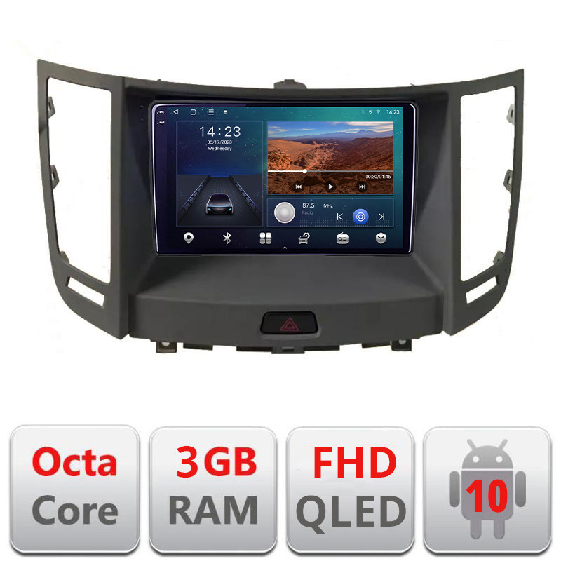 27428.jpg Navigatie dedicata Infinity FX intre anii 2009-2012 Android Ecran QLED octa core 3+32 carplay android auto KIT-fx35+EDT-E309V3 - imagine 1