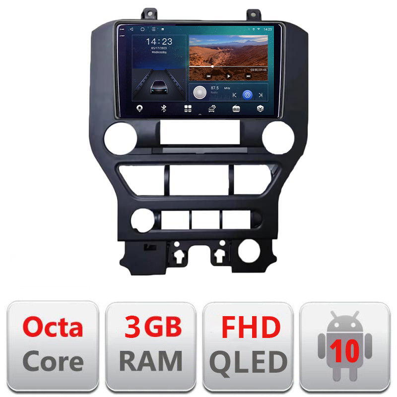 27550.jpg Navigatie dedicata Ford Mustang 2015-2020 B-MUSTANG Android Ecran QLED octa core 3+32 carplay android auto KIT-mustang+EDT-E309V3 - imagine 1