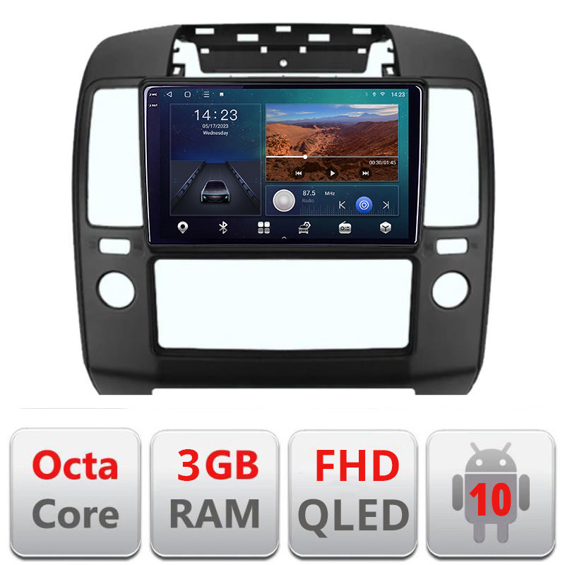 27560.jpg Navigatie dedicata Nissan Navara Pathfinder 2005-2010 B-NAV5 Android Ecran QLED octa core 3+32 carplay android auto KIT-nav5+EDT-E309V3 - imagine 1