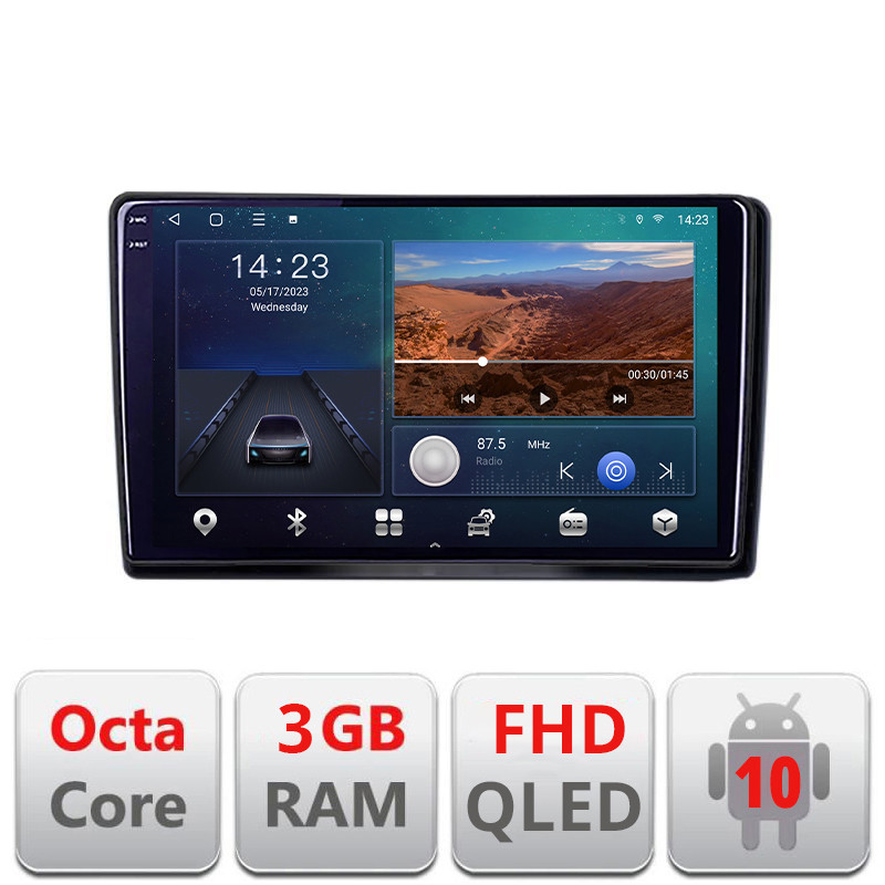 27562.jpg Navigatie dedicata Nissan Navara 2006-2014 B-NAVARA Android Ecran QLED octa core 3+32 carplay android auto KIT-NAVARA+EDT-E309V3 - imagine 1