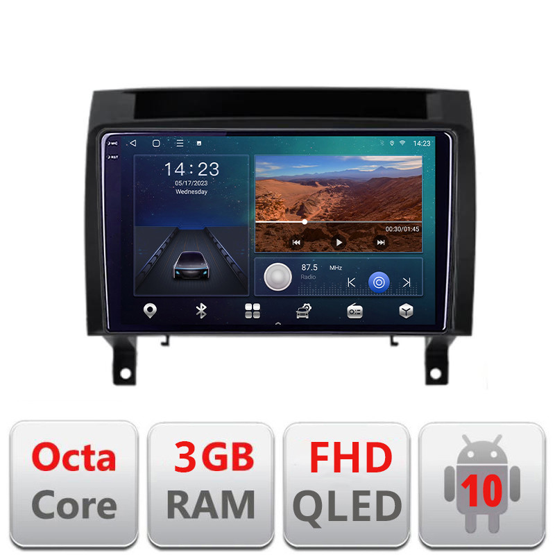 27630.jpg Navigatie dedicata Mercedes SLK 2004-2011 B-SLK Android Ecran QLED octa core 3+32 carplay android auto KIT-SLK+EDT-E309V3 - imagine 1