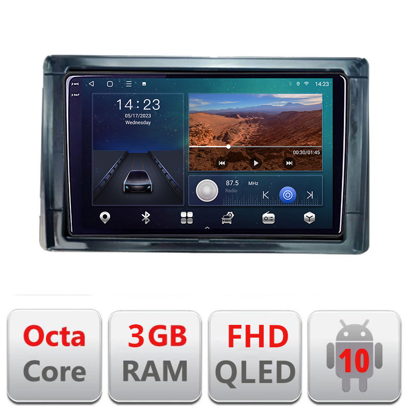 27691.jpg Navigatie dedicata Toyota 2DIN B-TY2DIN Android Ecran QLED octa core 3+32 carplay android auto KIT-TY2DIN+EDT-E309V3 - imagine 1