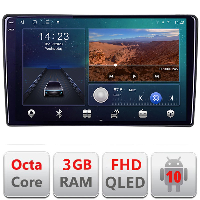 27734.jpg Navigatie dedicata Opel Zafira Corsa Astra Antara Vectra 2005-2014 B-ZAFIRB-B Android Ecran QLED octa core 3+32 carplay android auto KIT-ZAFIRA-B+EDT-E309V3 - imagine 1