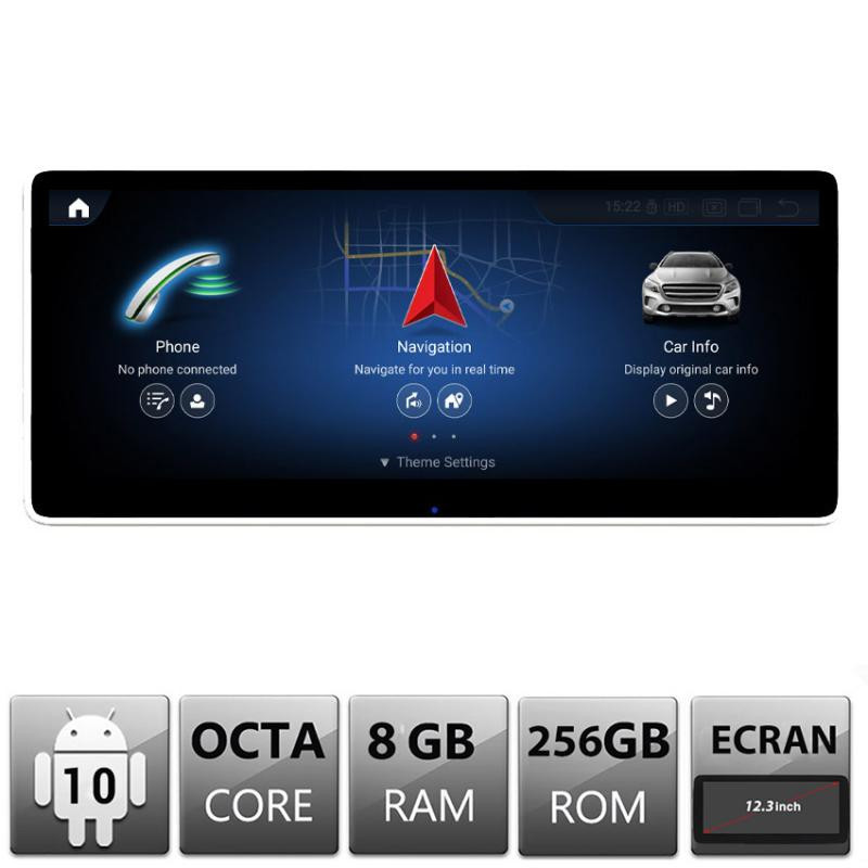 27736.jpg Sistem de navigatie dedicata Mercedes C W205 GLC Android ecran 12.3" Full HD 8+128 Octa Core Qualcomm - imagine 1