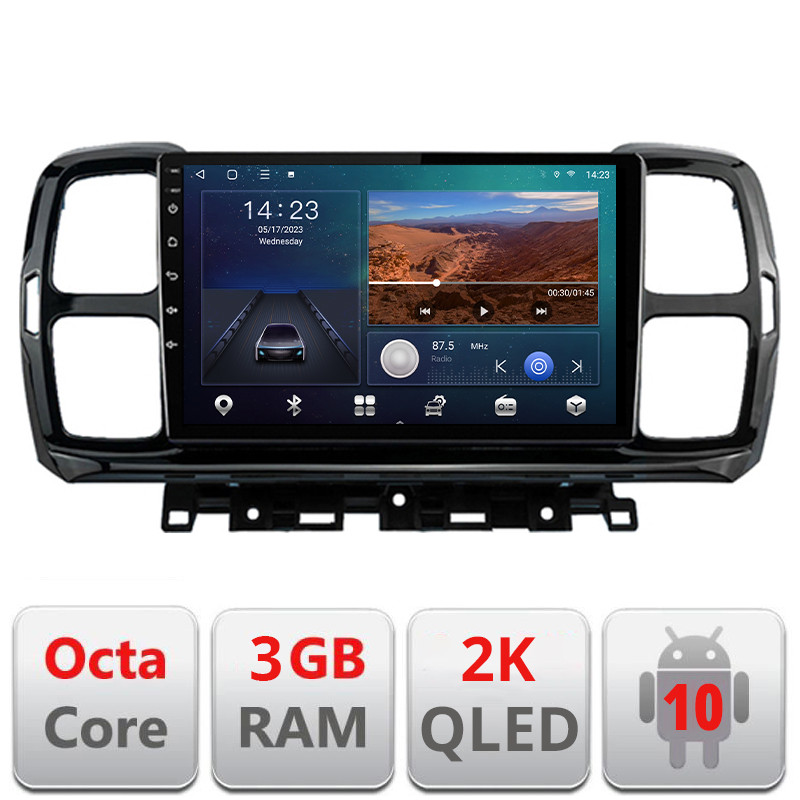 27742.jpg Navigatie dedicata Citroen C5 Aircross Android ecran Qled 2K Octa Core 3+32 carplay android auto Kit-aircross+EDT-E309v3-2K - imagine 1