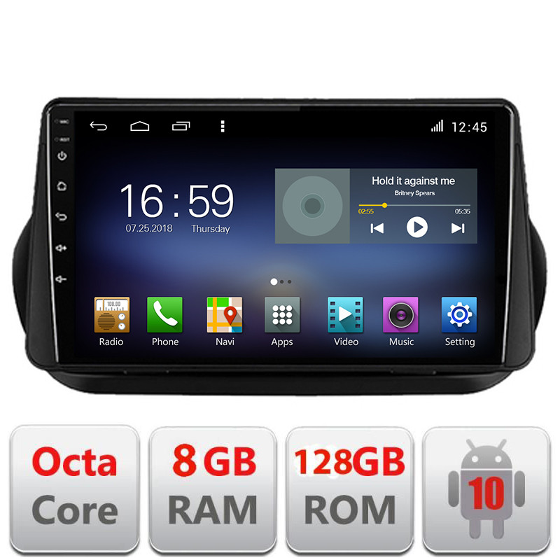 27784.jpg Navigatie dedicata Peugeot Bipper, Citroen Nemo, Fiat Qubo 2008-2017 Android radio gps internet Lenovo Octa Core 4+64 LTE Kit-bipper+EDT-E610 - imagine 1