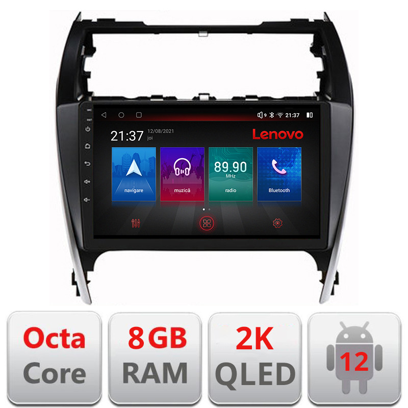 27804.jpg Navigatie dedicata Lenovo Toyota Camry 2012-2018 Octacore, 8 Gb RAM, 128 Gb Hdd, 4G, Qled 2K, DSP, Carplay AA, 360,Bluetooth E510-PRO-2K - imagine 1