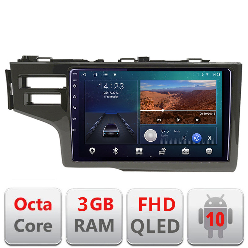 27870.jpg Navigatie dedicata Honda Fit 2014-2019 Android radio gps internet quad core 3+32 carplay android auto Kit-fit-14+EDT-E309v3 - imagine 1