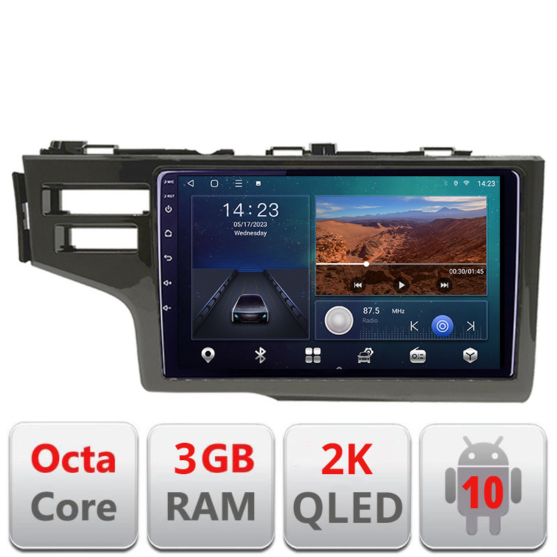 27872.jpg Navigatie dedicata Honda Fit 2014-2019 Android ecran Qled 2K Octa Core 3+32 carplay android auto Kit-fit-14+EDT-E309v3-2K - imagine 1