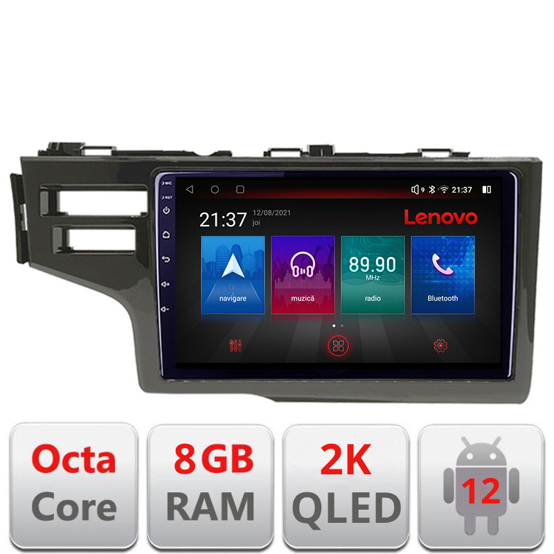 27882.jpg Navigatie dedicata Lenovo Honda Fit 2014-2019 Octacore, 8 Gb RAM, 128 Gb Hdd, 4G, Qled 2K, DSP, Carplay AA, 360,Bluetooth - imagine 1