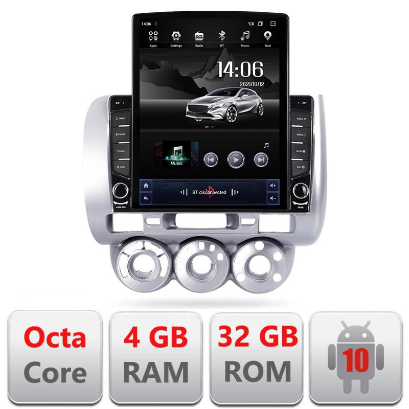 28006.jpg Navigatie dedicata Honda Fit Jazz 2004-2008 Android radio gps internet Lenovo Octa Core 4+64 LTE Kit-jazz+EDT-E709 - imagine 1