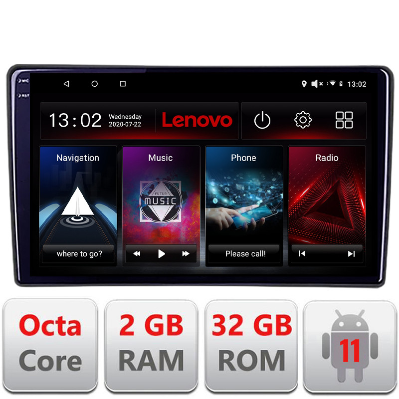 28018.jpg Navigatie dedicata Toyota Android radio gps internet Lenovo Octa Core 2+32 Kit-toyota-universal+EDT-E509-lite - imagine 1