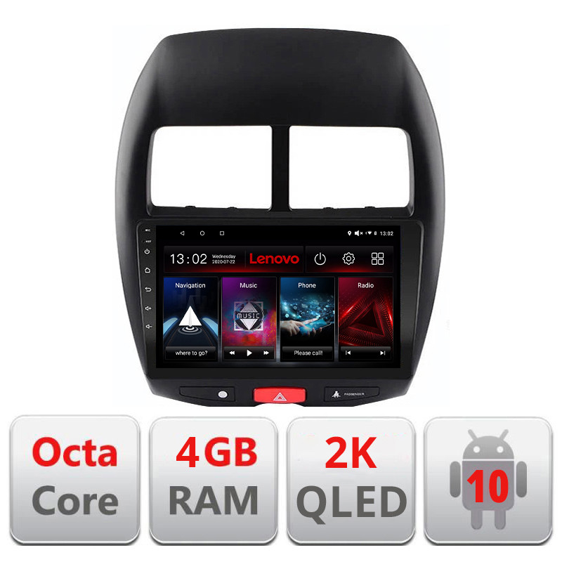 28056.jpg Navigatie dedicata Lenovo Mitsubishi 2013-2017 L-026, Octacore, 4Gb RAM, 64Gb Hdd, 4G, QLED 2K, DSP, Carplay, Bluetooth - imagine 1