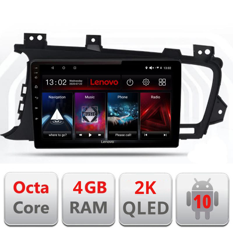 28102.jpg Navigatie dedicata Lenovo Kia Optima 2011-2013 L-091, Octacore, 4Gb RAM, 64Gb Hdd, 4G, QLED 2K, DSP, Carplay, Bluetooth - imagine 1