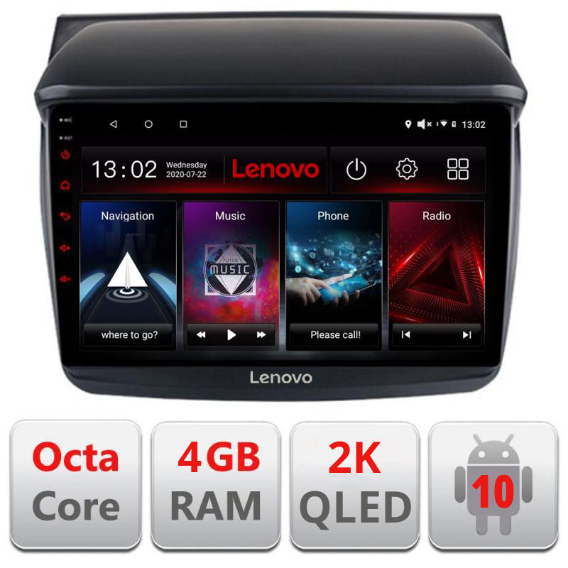 28108.jpg Navigatie dedicata Lenovo Mitsubishi L200/Pajero 2006-2013 L-094 , Octacore, 4Gb RAM, 64Gb Hdd, 4G, QLED 2K, DSP, Carplay, Bluetooth - imagine 1
