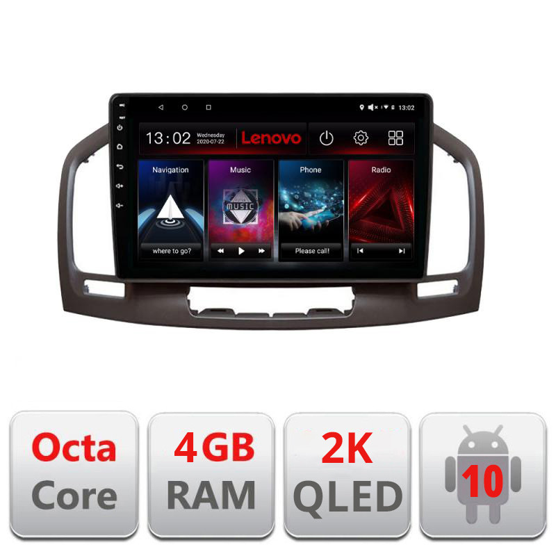 28134.jpg Navigatie dedicata Lenovo Opel Insignia 2009-2013 L-114 , Octacore, 4Gb RAM, 64Gb Hdd, 4G, QLED 2K, DSP, Carplay, Bluetooth - imagine 1