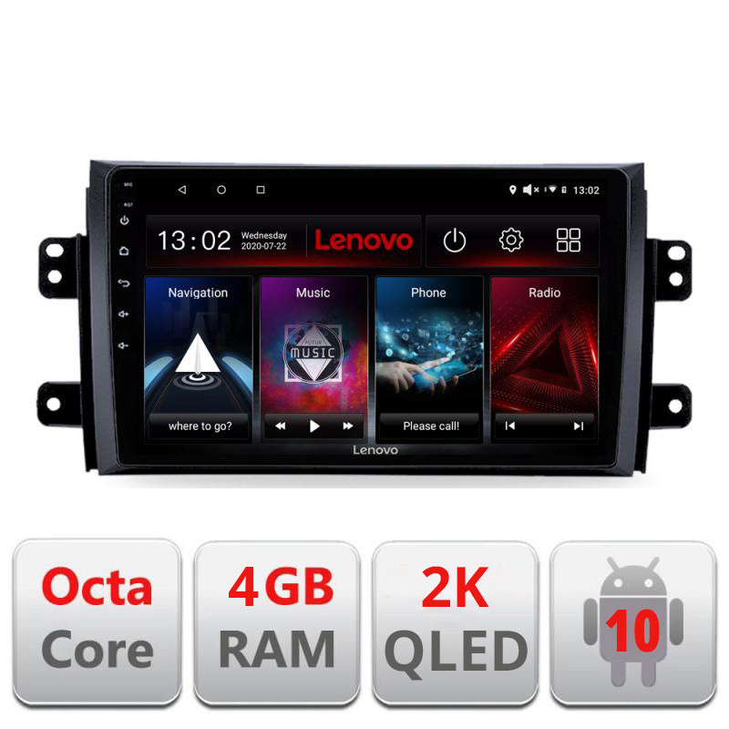 28146.jpg Navigatie dedicata Lenovo Suzuki SX4 2006-2013 L-124, Octacore, 4Gb RAM, 64Gb Hdd, 4G, QLED 2K, DSP, Carplay, Bluetooth - imagine 1