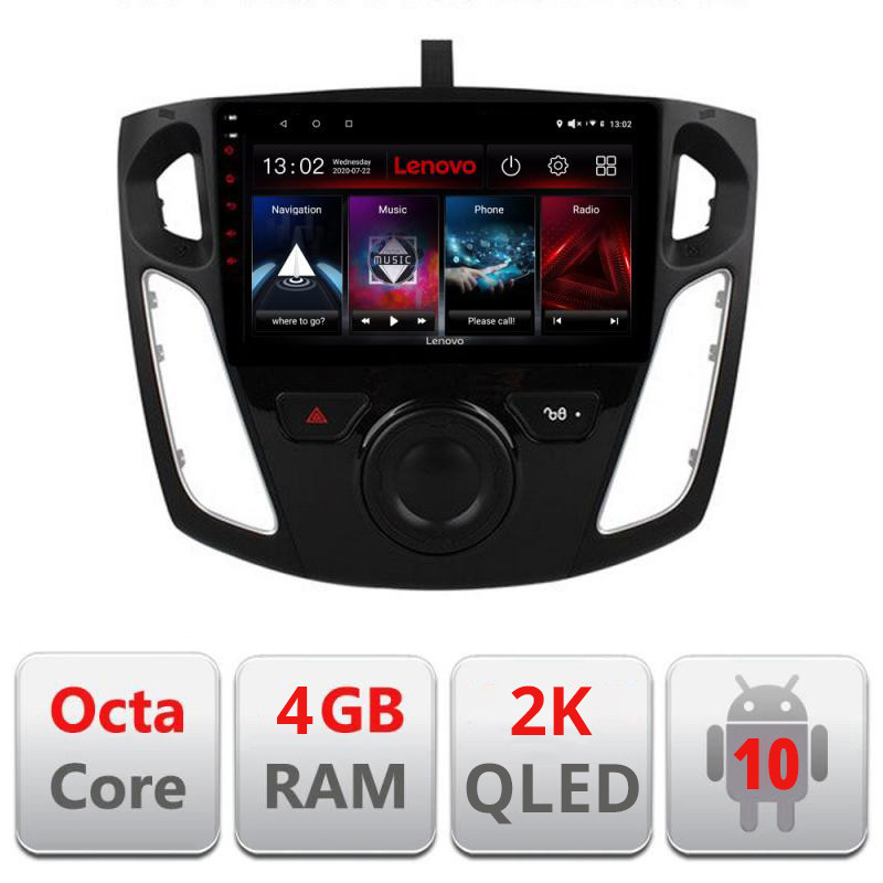28162.jpg Navigatie dedicata Lenovo Ford Focus 3 L-150, Octacore, 4Gb RAM, 64Gb Hdd, 4G, QLED 2K, DSP, Carplay, Bluetooth - imagine 1