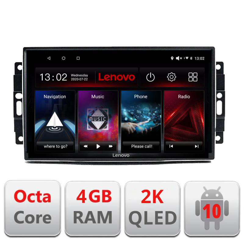 28186.jpg Navigatie dedicata Lenovo Chrysler Jeep L-202, Octacore, 4Gb RAM, 64Gb Hdd, 4G, QLED 2K, DSP, Carplay, Bluetooth - imagine 1