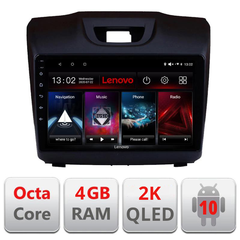 28212.jpg Navigatie dedicata Lenovo Isuzu L-Max L-2234, Octacore, 4Gb RAM, 64Gb Hdd, 4G, QLED 2K, DSP, Carplay, Bluetooth - imagine 1